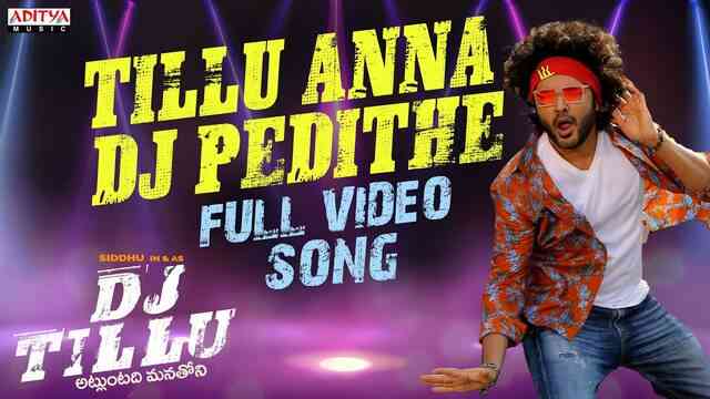 Tillu Anna DJ Pedithe Lyrics