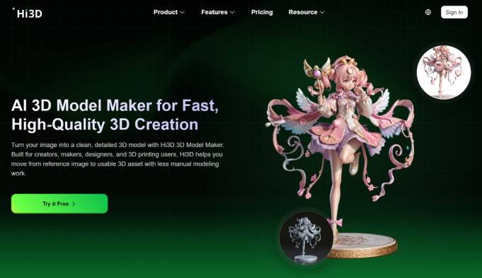 Hi3D supports this transformation by providing tools that connect creative ideas with practical 3D production