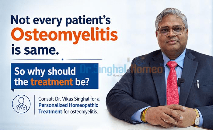 Homeopathic treatment for osteomyelitis